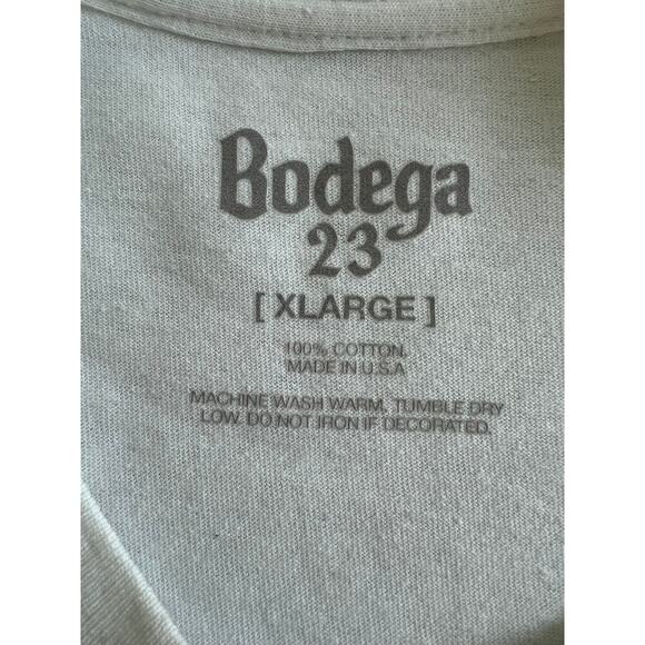 Bodega 23 tshirt Men's XL White Short Sleeve Crew Neck Pablo Escobar Mugshot - Picture 4 of 6